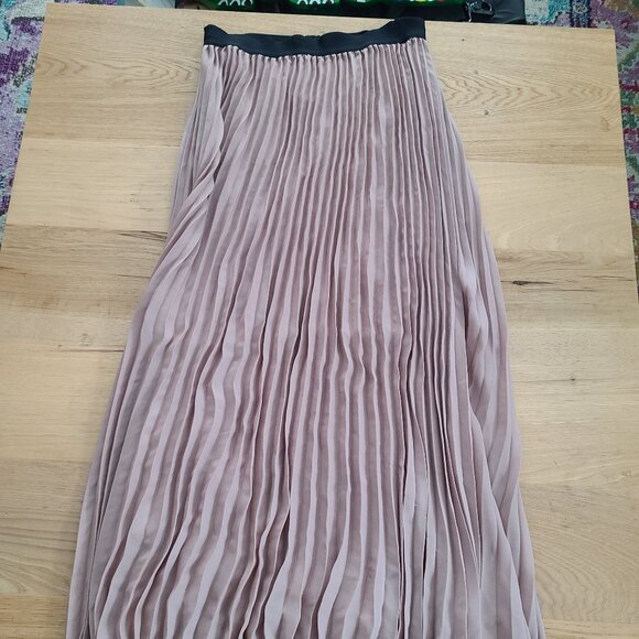 Vivienne Tam | Blush Pleated Flowy Skirt | US S - Picture 1 of 9